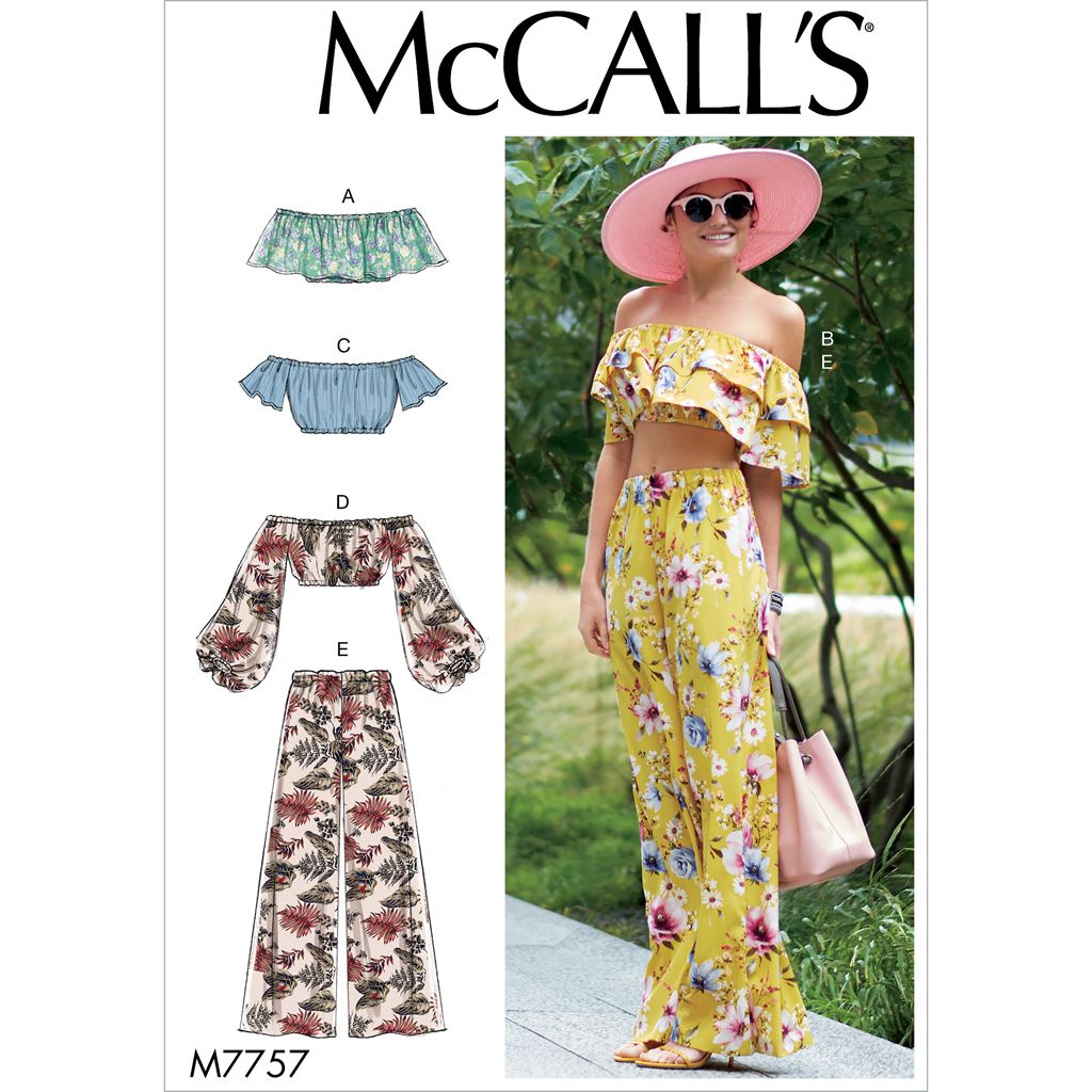 McCall's Patterns M7208 Misses' Aprons and Petticoat Sewing Template, MISS (XSM-SML-MED-LRG-XLG) by McCall's Patterns