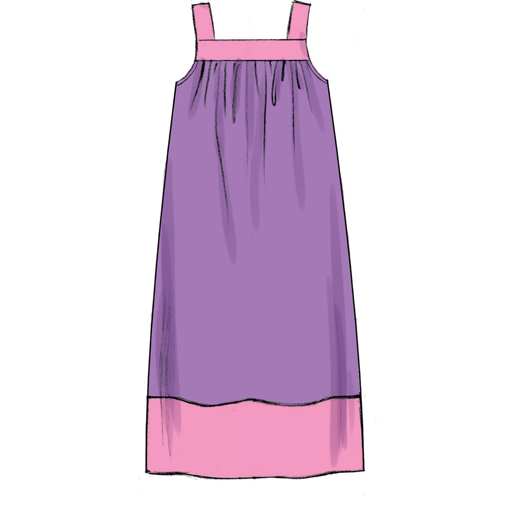 McCall's Pattern M7768 Childrens Girls Dresses 7768 Image 5 From Patternsandplains.com