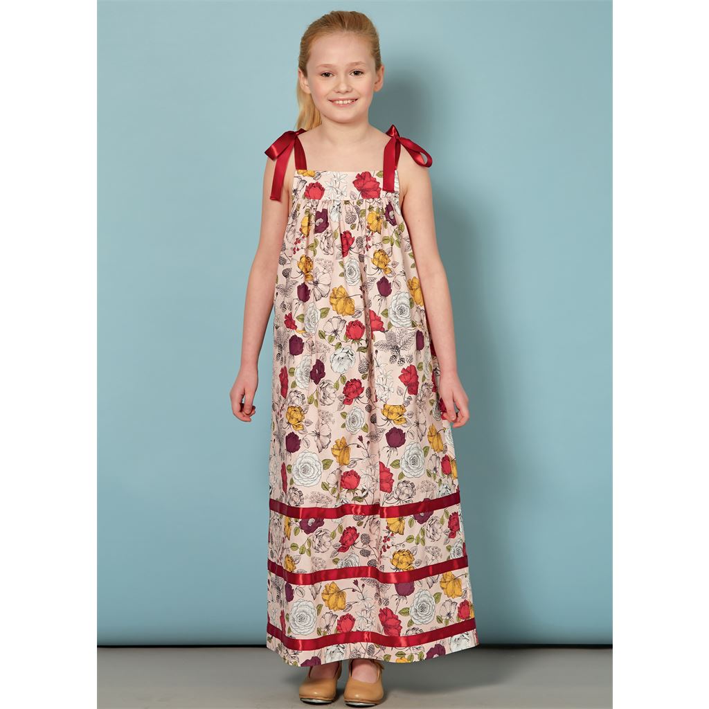 McCall's Pattern M7768 Childrens Girls Dresses 7768 Image 8 From Patternsandplains.com