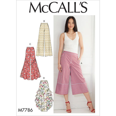 McCall's Pattern M7786 Misses Pants 7786 Image 1 From Patternsandplains.com