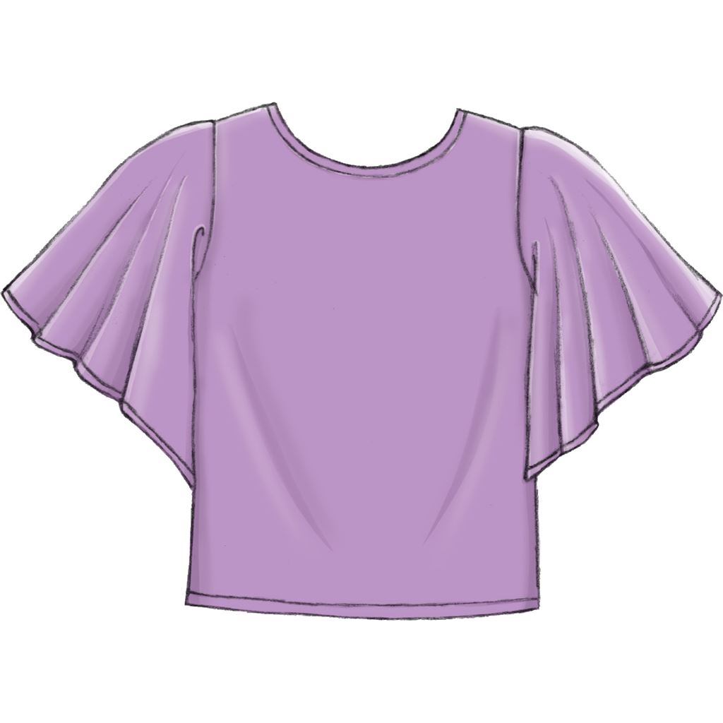 McCall's Pattern M7799 Childrens Girls Tops 7799 Image 5 From Patternsandplains.com