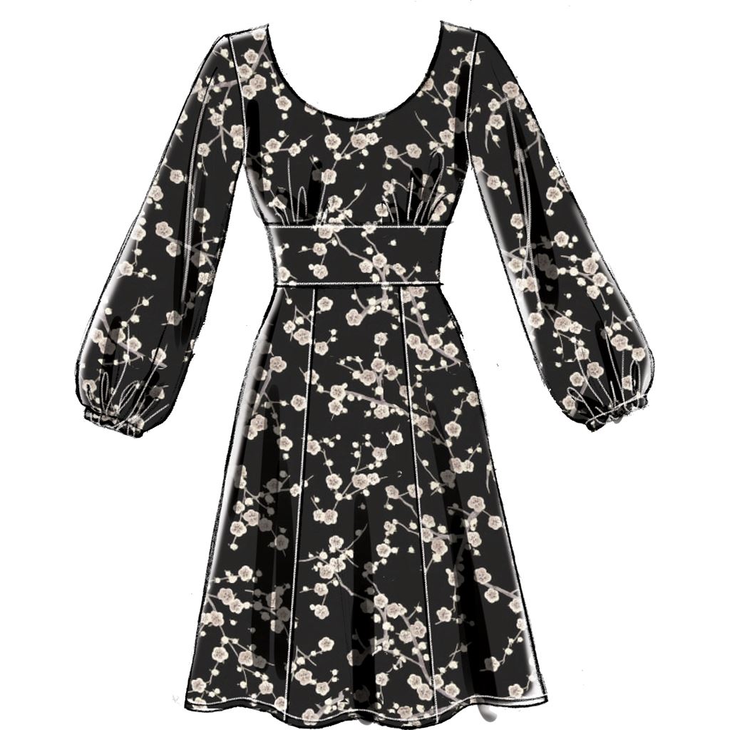 McCall's Pattern M7802 Misses Dresses 7802 Image 4 From Patternsandplains.com