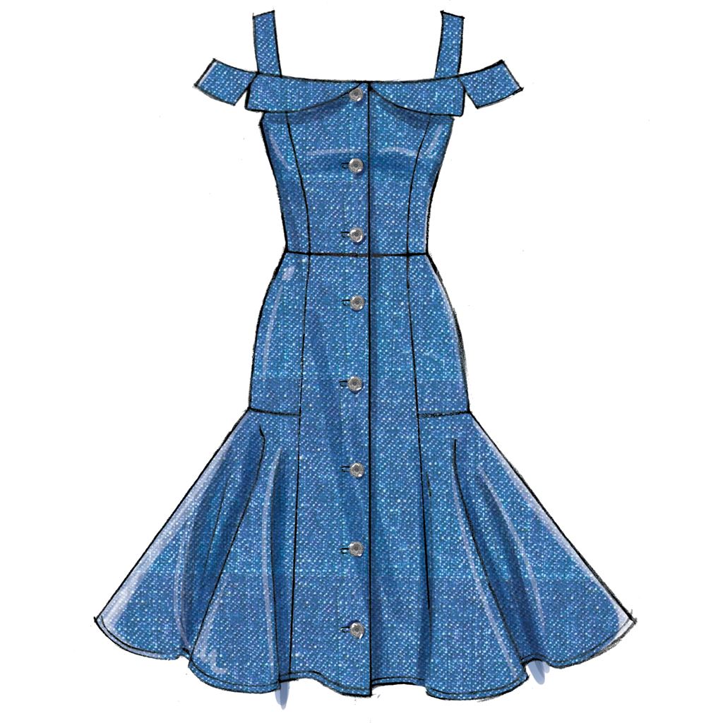 McCall's Pattern M7805 Misses Dresses 7805 Image 3 From Patternsandplains.com