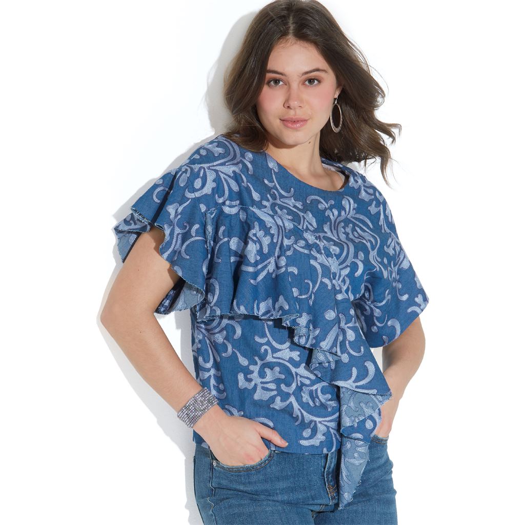 McCall's Pattern M7808 Misses Tops 7808 Image 2 From Patternsandplains.com