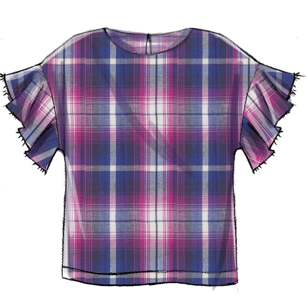 McCall's Pattern M7808 Misses Tops 7808 Image 4 From Patternsandplains.com