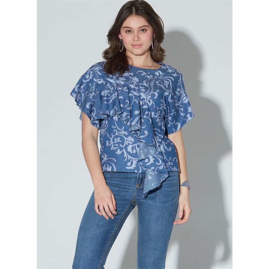 McCall's Pattern M7808 Misses Tops 7808 Image 7 From Patternsandplains.com