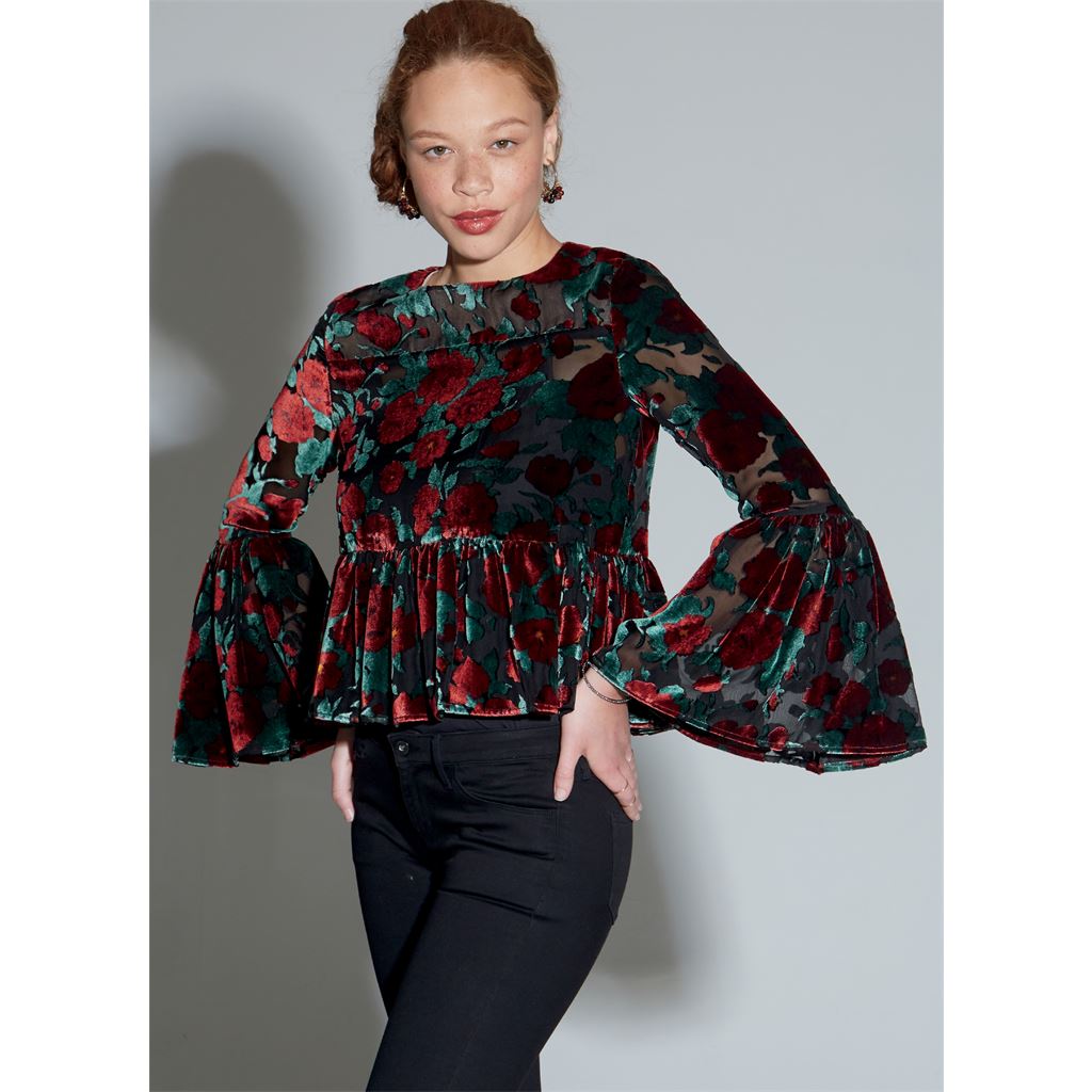 McCall's Pattern M7809 Misses Tops 7809 Image 2 From Patternsandplains.com