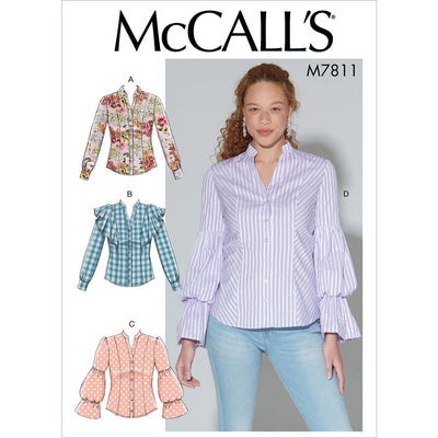 McCall's Pattern M7811 Misses Tops 7811 Image 1 From Patternsandplains.com
