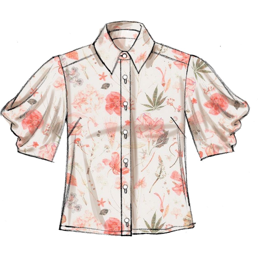 McCall's Pattern M7838 Misses Tops 7838 Image 4 From Patternsandplains.com