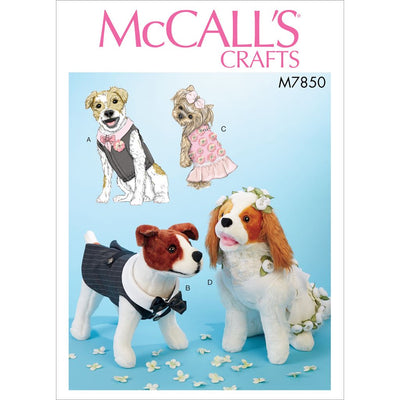 McCall's Pattern M7850 Pet Clothes 7850 Image 1 From Patternsandplains.com