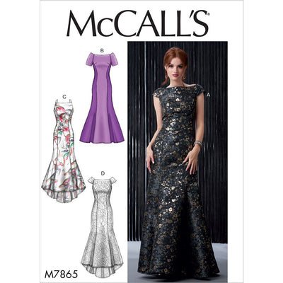 McCall's Pattern M7865 Misses Dresses 7865 Image 1 From Patternsandplains.com