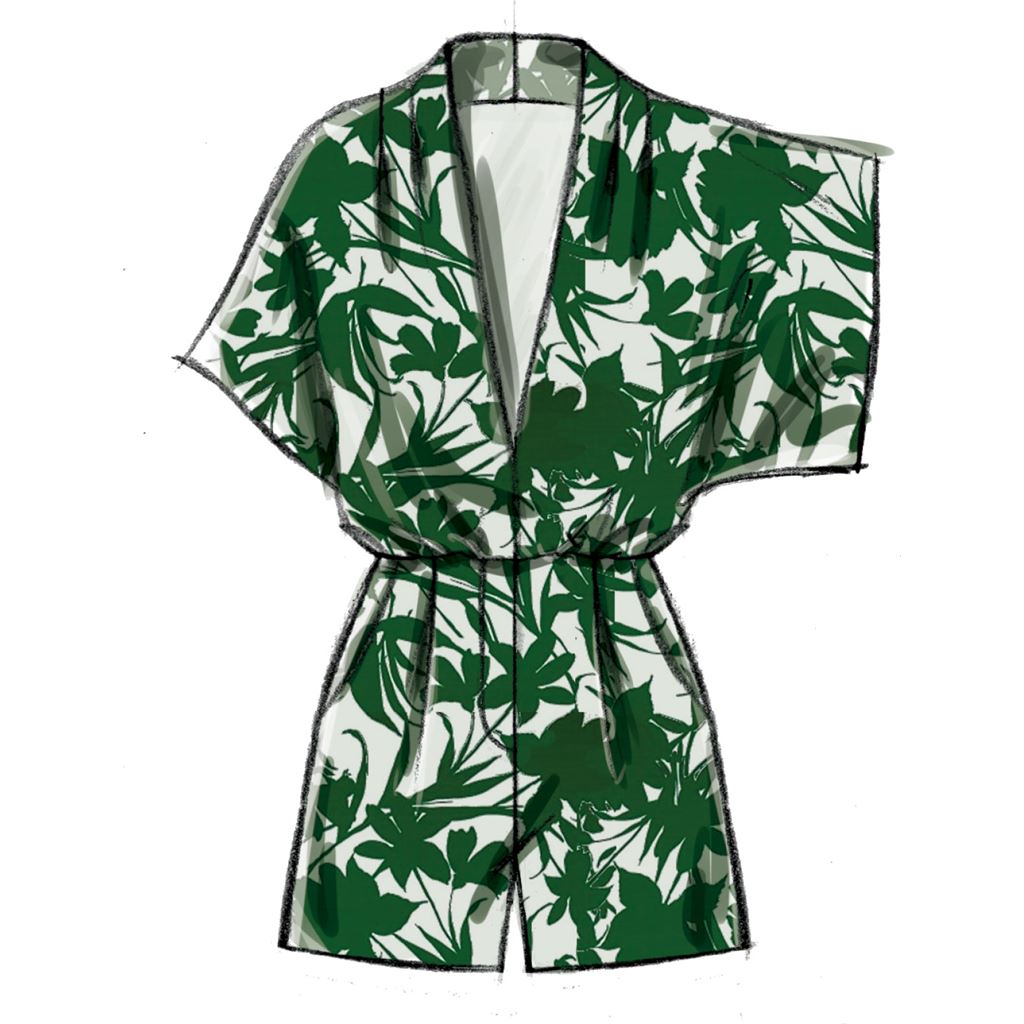 Sewing Pattern Jumpsuit Pattern, Kimono Sleeve Romper Pattern, Tapered Legs  Jumpsuit Pattern, Mccall's Sewing Pattern 7872 