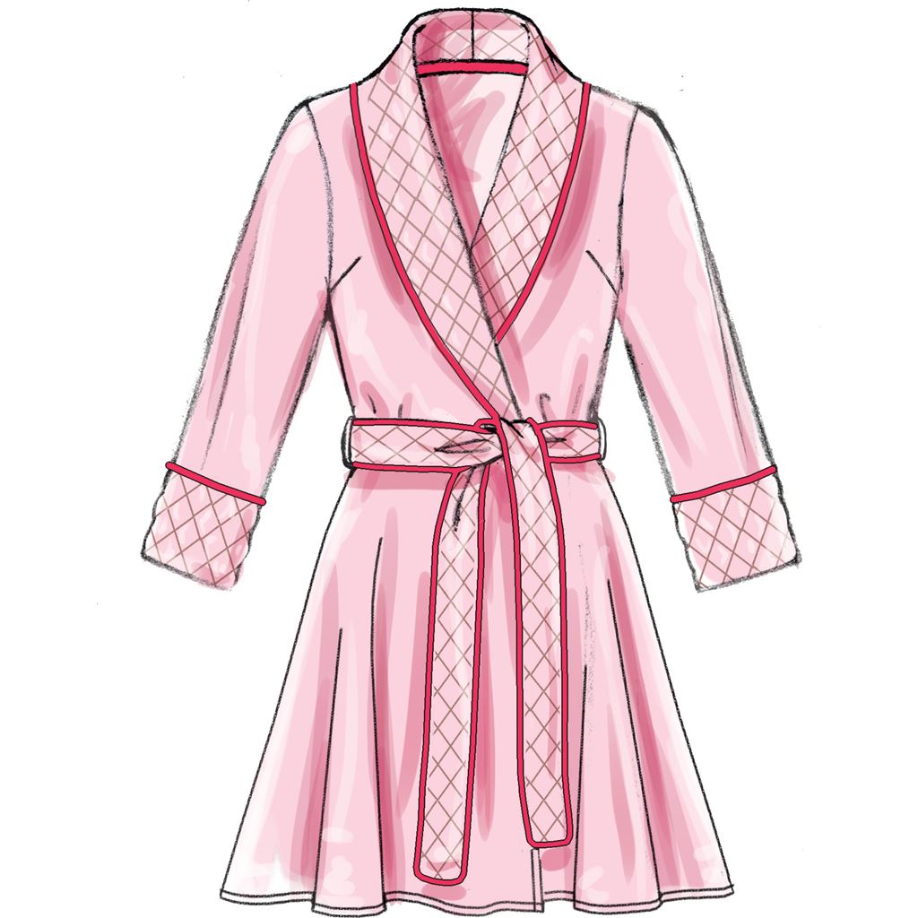 McCall's Pattern M7875 Misses Jacket Robe Pants and Belt 7875 Image 3 From Patternsandplains.com