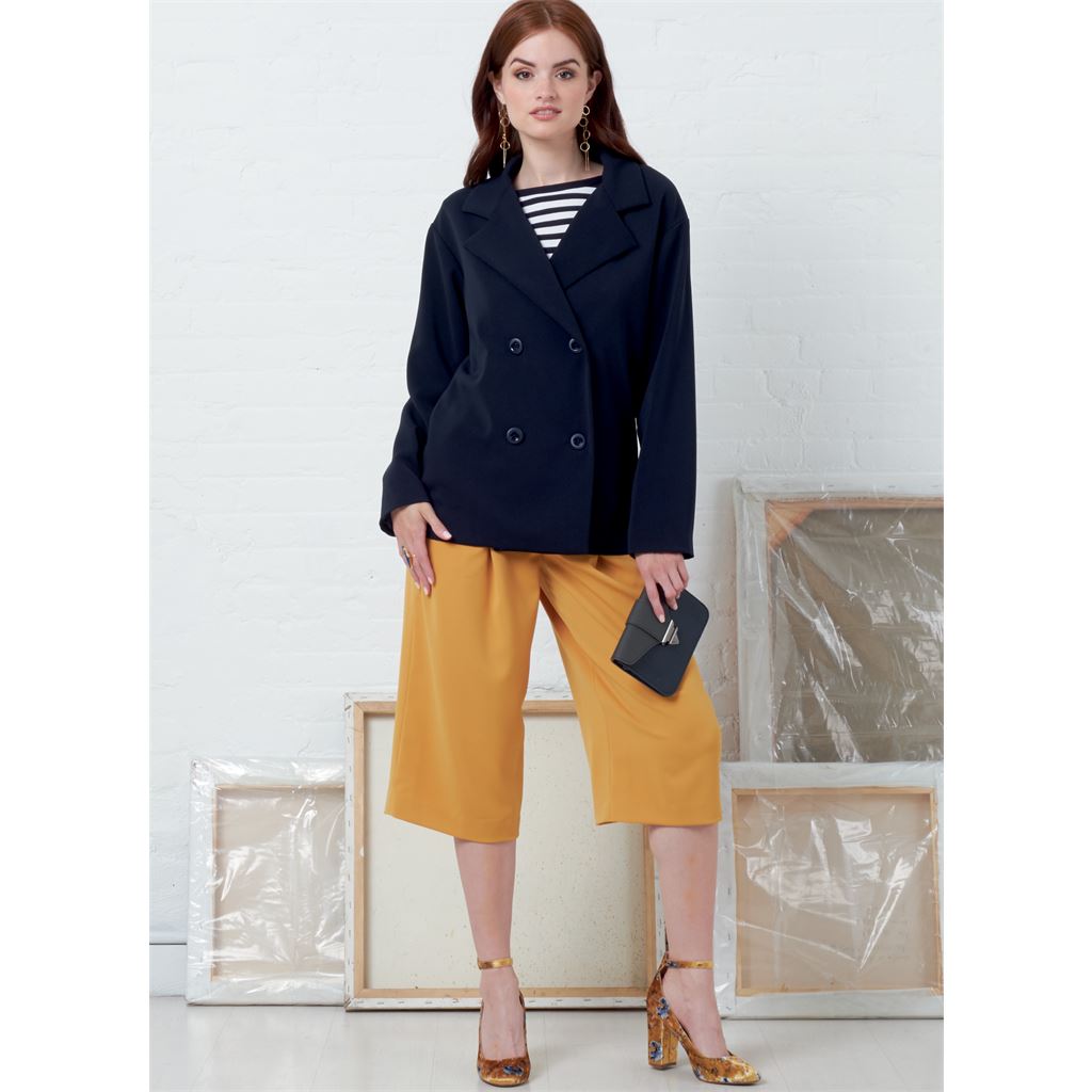 McCall's Pattern M7876 Misses Jackets and Pants 7876 Image 4 From Patternsandplains.com