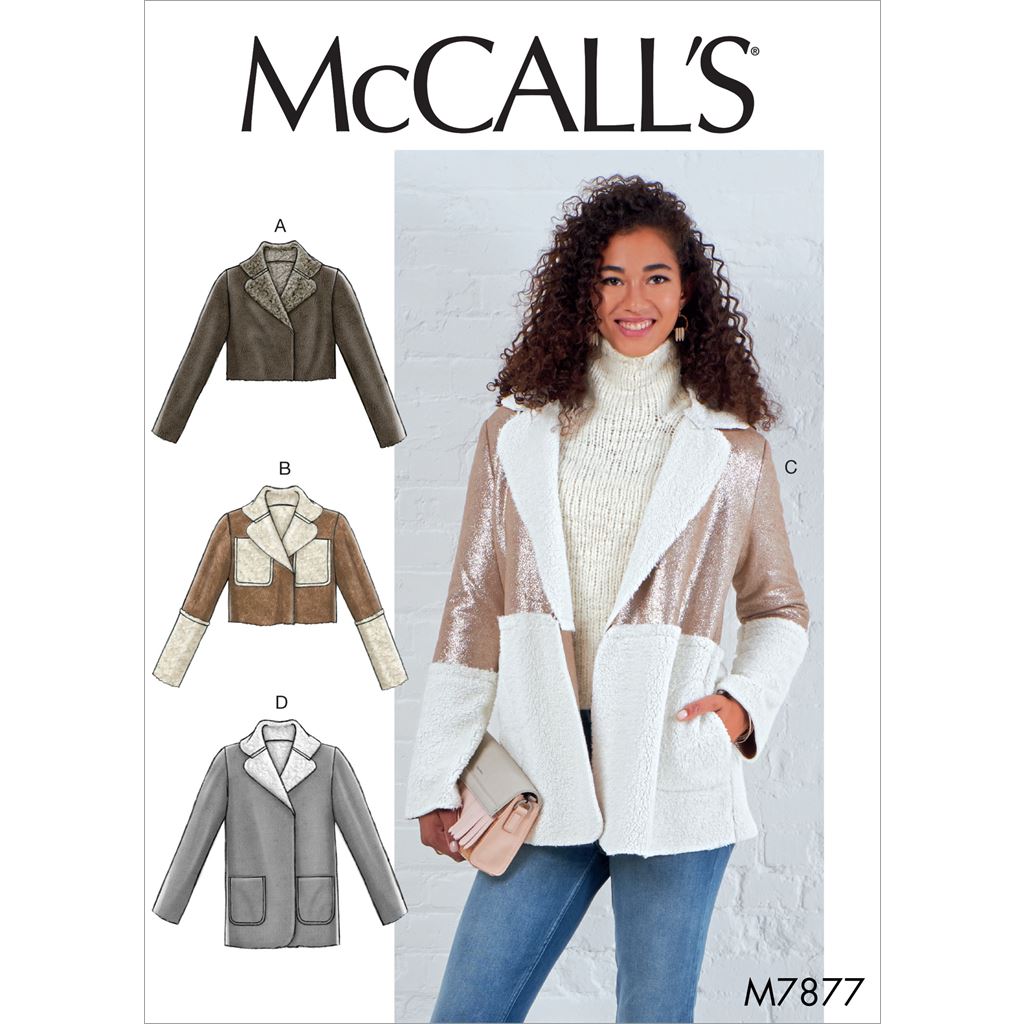 McCall's Pattern M7877 Misses Jackets 7877 Image 1 From Patternsandplains.com