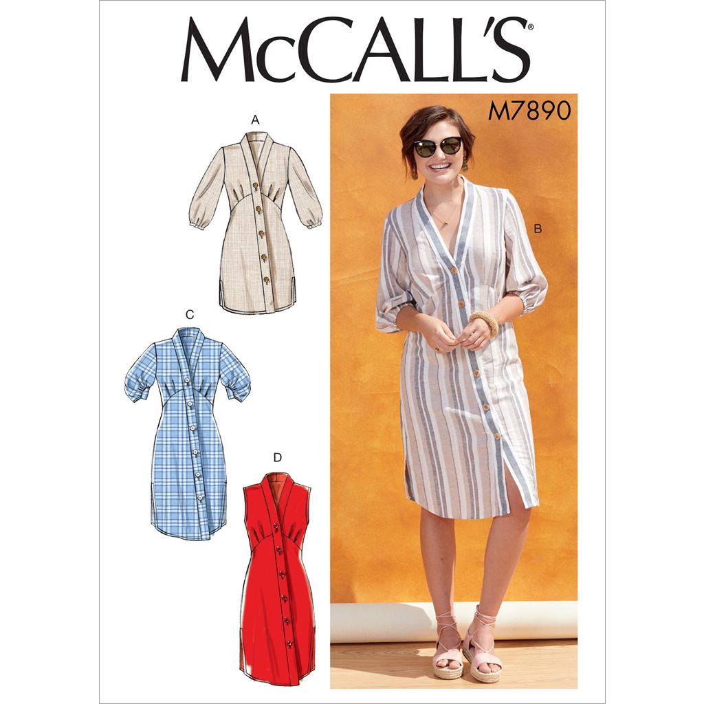 McCall's Pattern M7890 Misses Tunic and Dresses 7890 Image 1 From Patternsandplains.com