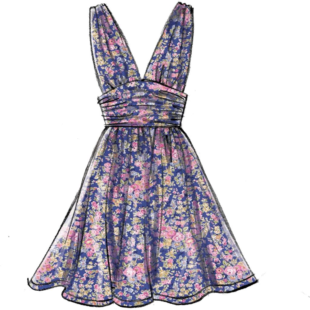 McCall's Pattern M7896 Misses Dresses 7896 Image 4 From Patternsandplains.com