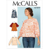 McCall's Pattern M7899 Misses Tops 7899 Image 1 From Patternsandplains.com