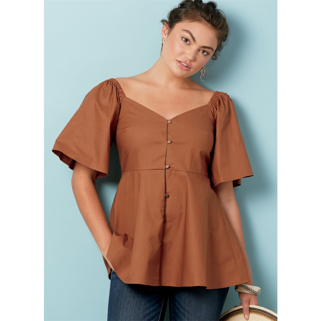 McCall's Pattern M7902 Misses Tops 7902 Image 2 From Patternsandplains.com