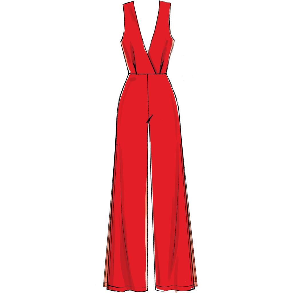 McCall's Pattern M7910 Misses Jumpsuits 7910 Image 3 From Patternsandplains.com