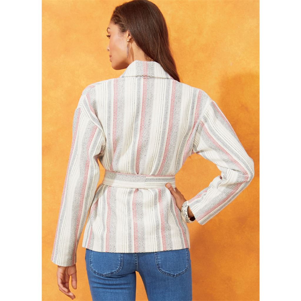 McCall's Pattern M7912 Misses Jackets Vest and Belt 7912 Image 7 From Patternsandplains.com