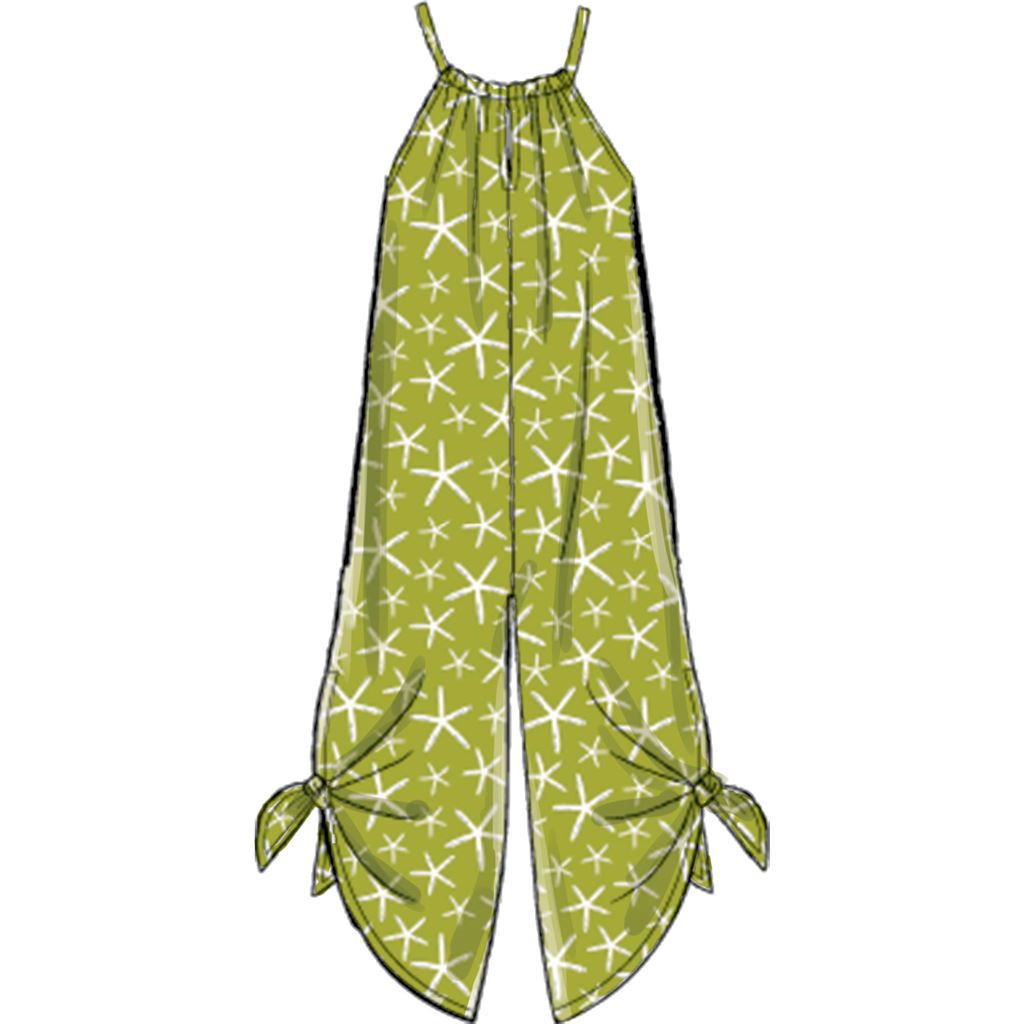 McCall's Pattern M7917 Childrens and Girls Romper Jumpsuit and Belt 7917 Image 5 From Patternsandplains.com