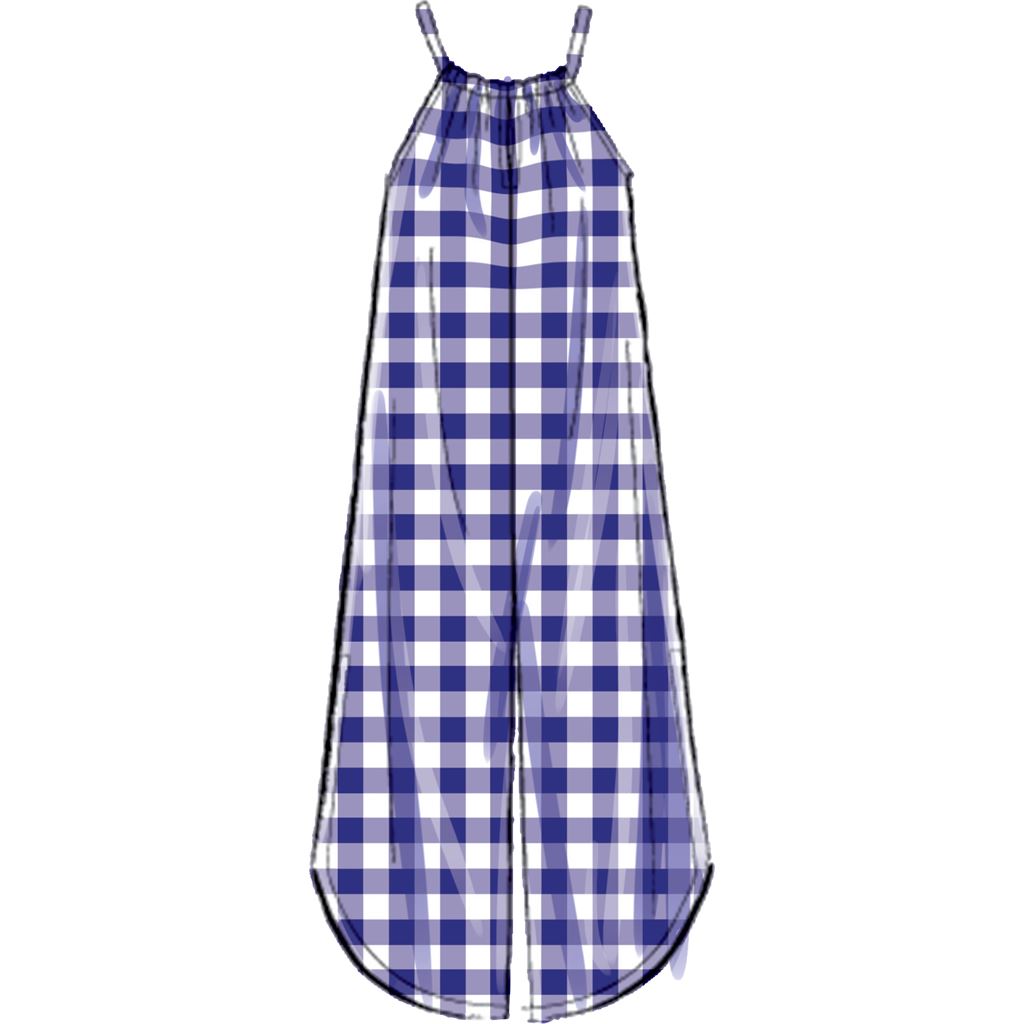 McCall's Pattern M7917 Childrens and Girls Romper Jumpsuit and Belt 7917 Image 6 From Patternsandplains.com