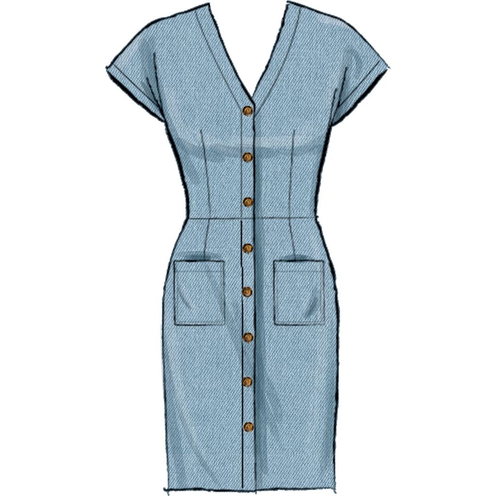 McCall's Pattern M7920 Misses Miss Petite Dresses and Belt 7920 Image 4 From Patternsandplains.com