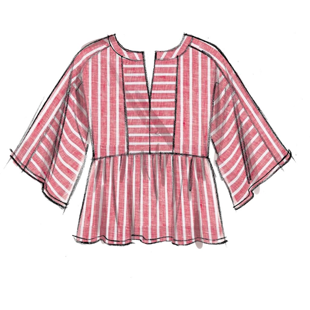 McCall's Pattern M7930 Misses Tops and Tunics 7930 Image 3 From Patternsandplains.com