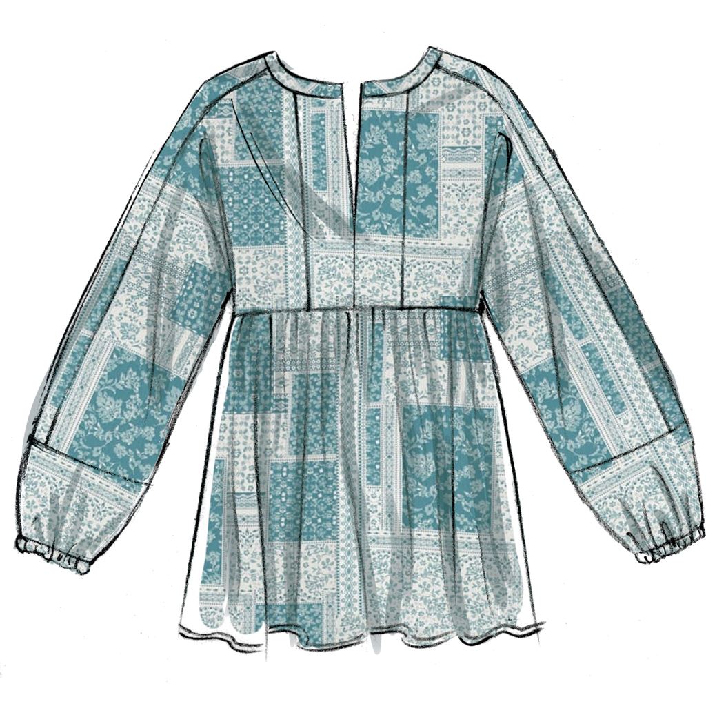 McCall's Pattern M7930 Misses Tops and Tunics 7930 Image 4 From Patternsandplains.com
