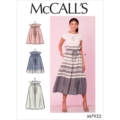McCall's Pattern M7932 Misses Skirts 7932 Image 1 From Patternsandplains.com