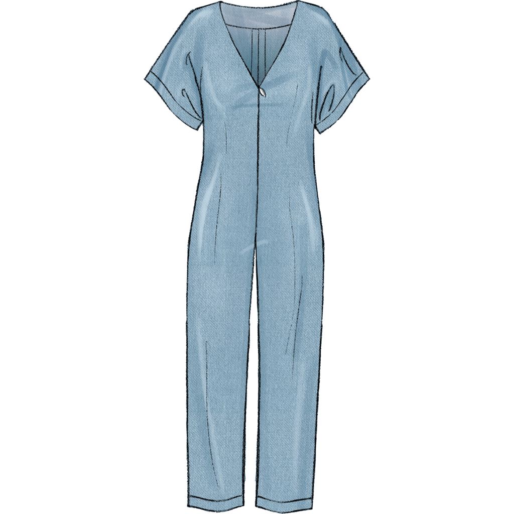 McCall's Pattern M7936 Misses Miss Petite Romper Jumpsuit and Belt 7936 Image 5 From Patternsandplains.com