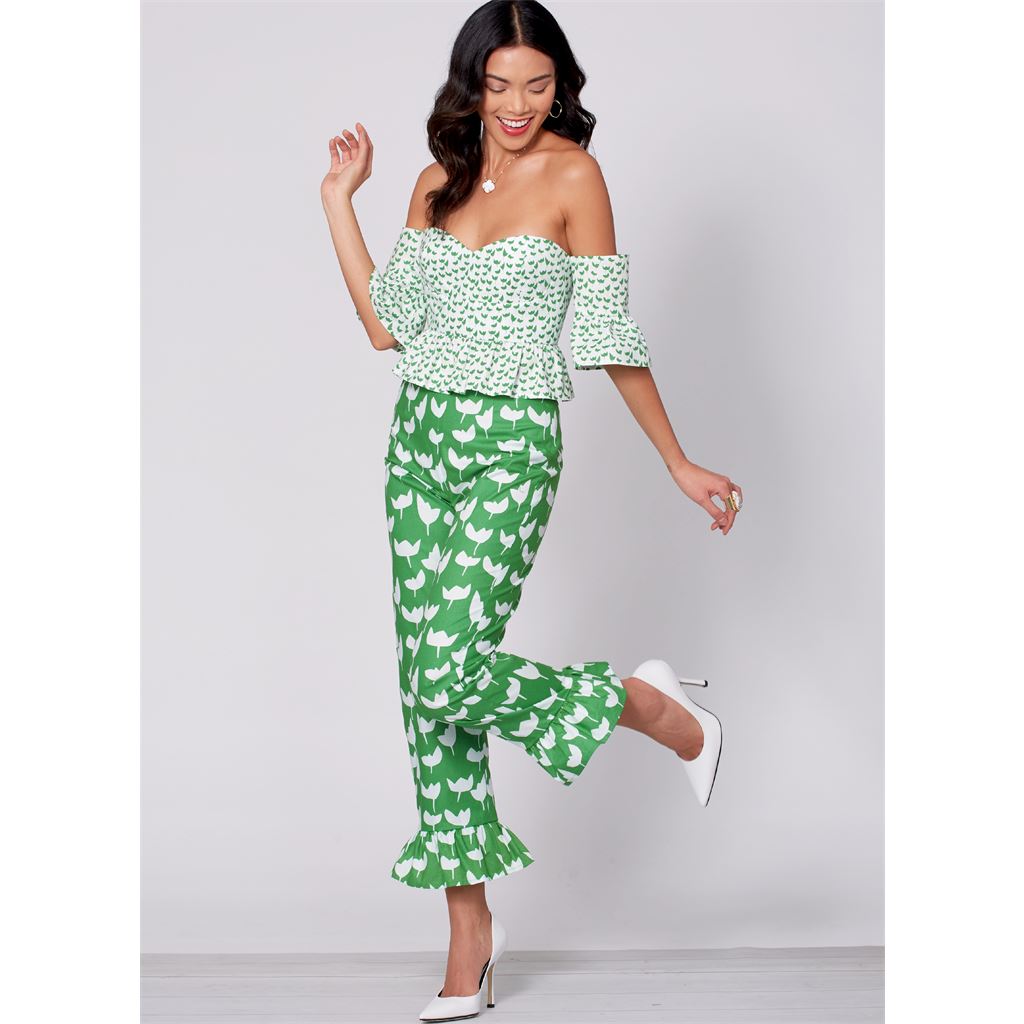 McCall's Pattern M7937 Misses Tops and Pants 7937 Image 6 From Patternsandplains.com