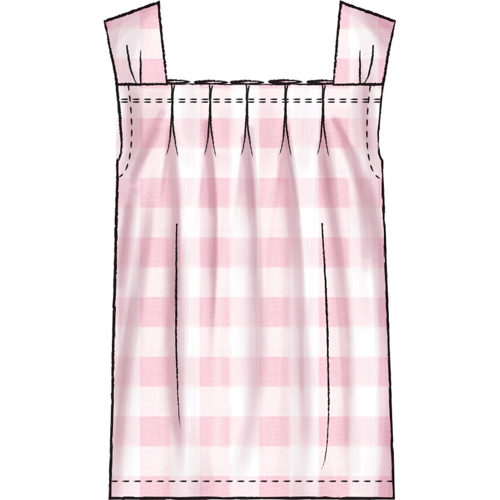 McCall's Pattern M7942 Misses Childrens and Girls Top Skirt Shorts and Pants 7942 Image 3 From Patternsandplains.com