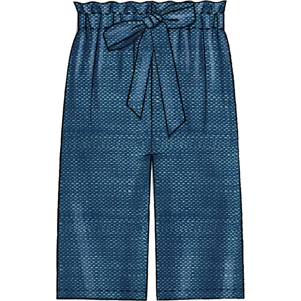 McCall's Pattern M7942 Misses Childrens and Girls Top Skirt Shorts and Pants 7942 Image 5 From Patternsandplains.com