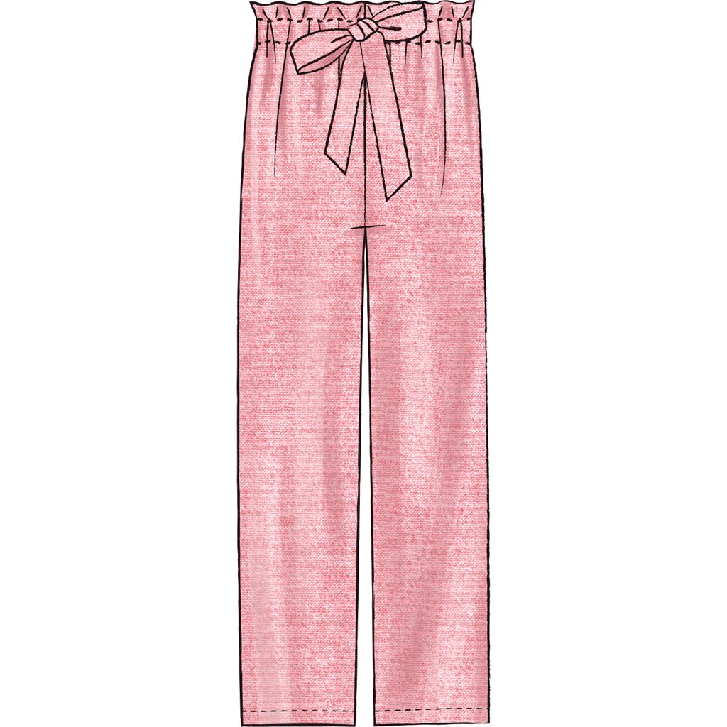 McCall's Pattern M7942 Misses Childrens and Girls Top Skirt Shorts and Pants 7942 Image 6 From Patternsandplains.com