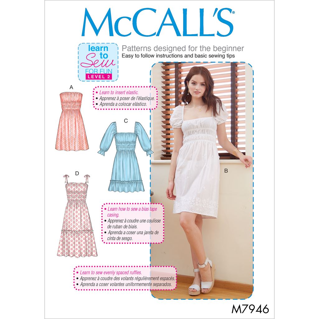 McCall's Pattern M7946 Misses Dresses 7946 Image 1 From Patternsandplains.com
