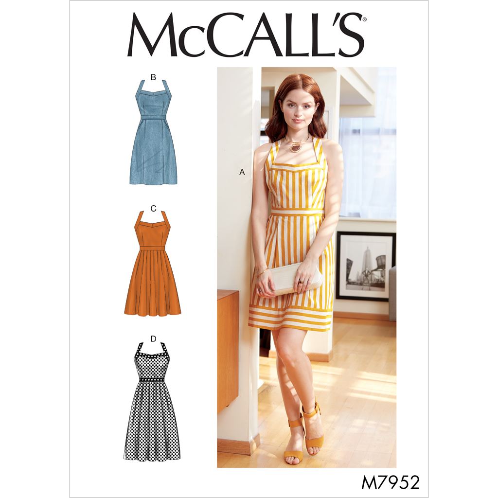 McCall's Pattern M7952 Misses Dresses 7952 Image 1 From Patternsandplains.com