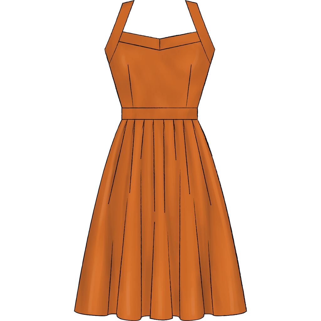 McCall's Pattern M7952 Misses Dresses 7952 Image 4 From Patternsandplains.com