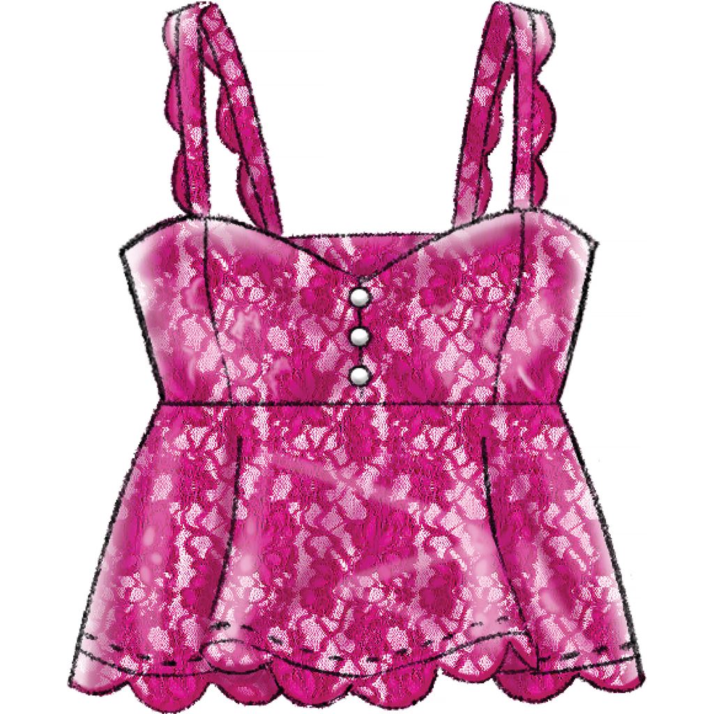 McCall's Pattern M7958 Misses Tops 7958 Image 4 From Patternsandplains.com