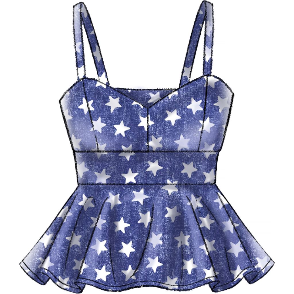 McCall's Pattern M7958 Misses Tops 7958 Image 5 From Patternsandplains.com