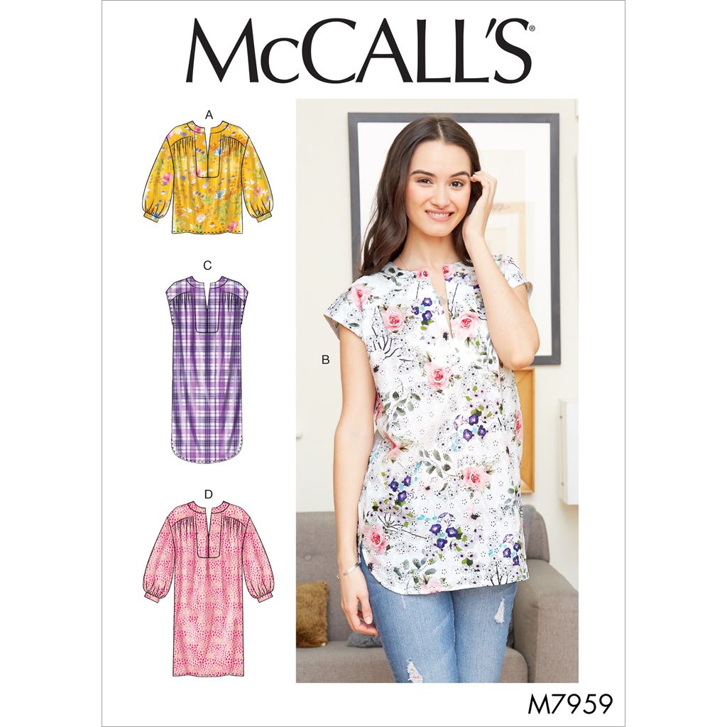McCall's Pattern M7959 Misses Top Tunic and Dresses 7959 Image 1 From Patternsandplains.com