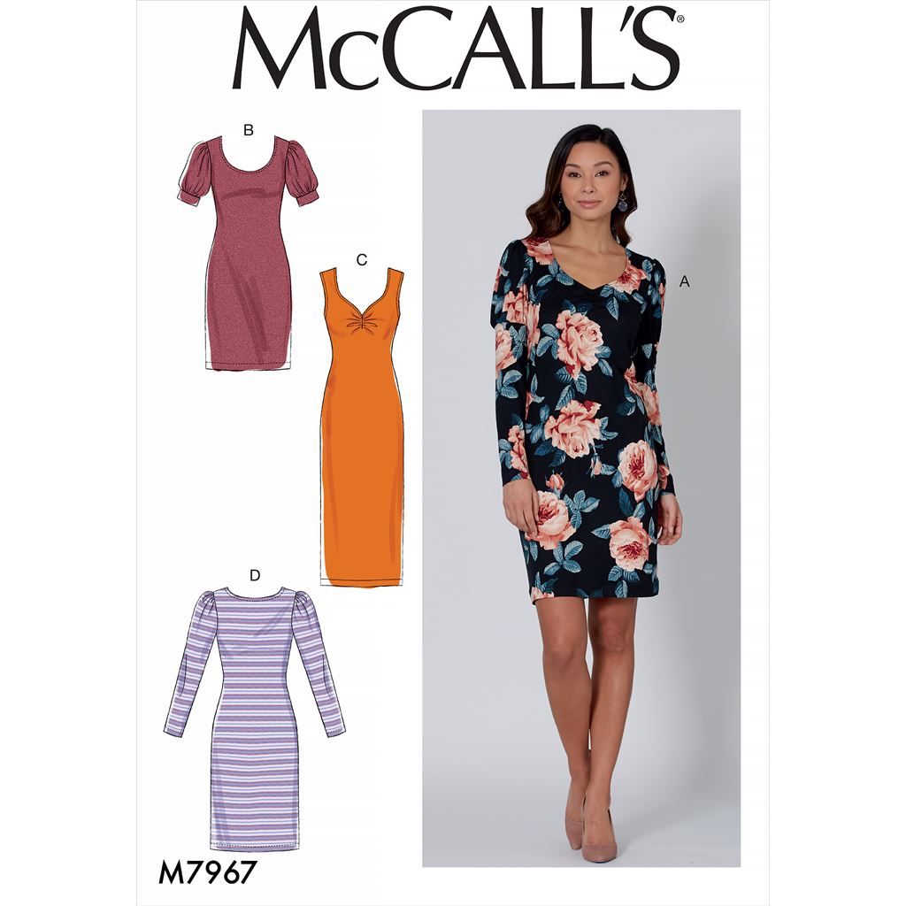 McCall's Pattern M7967 Misses Dresses 7967 Image 1 From Patternsandplains.com