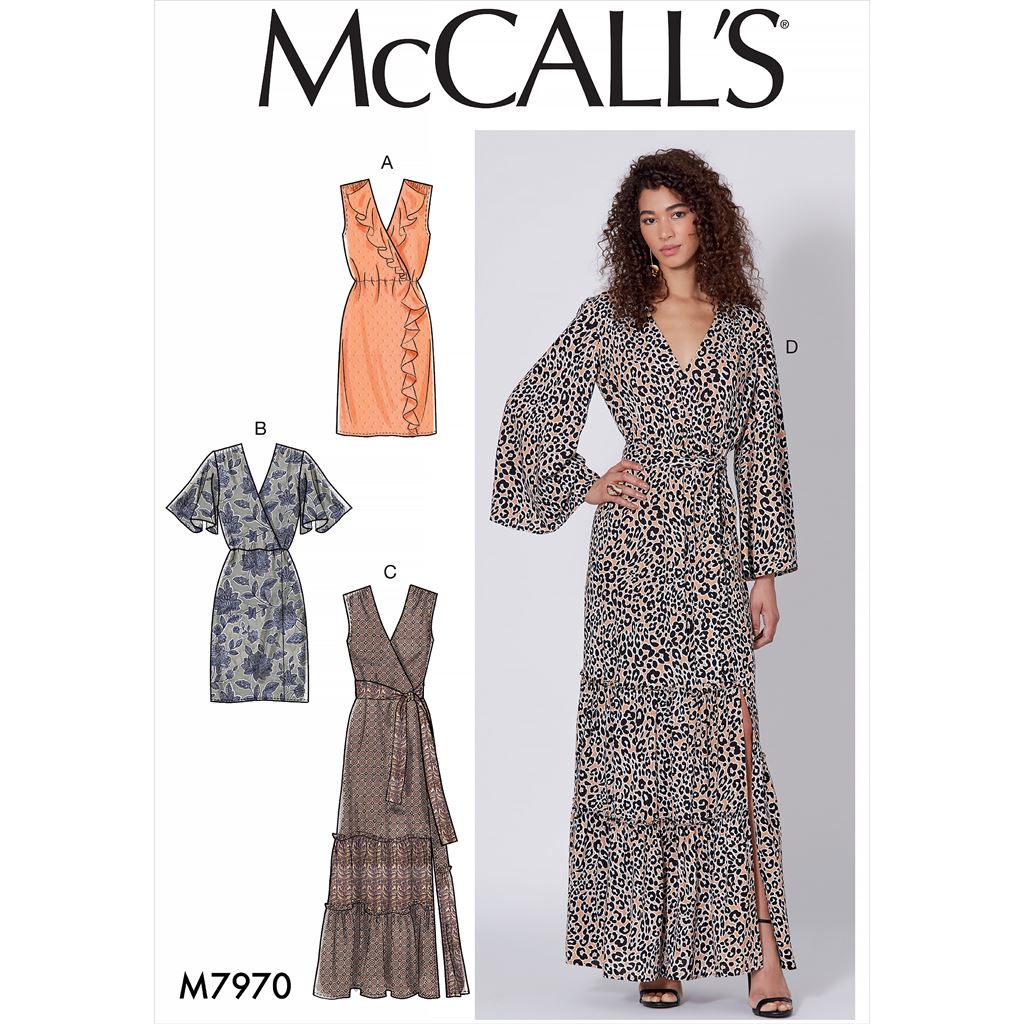 McCall's Pattern M7970 Misses Dresses 7970 Image 1 From Patternsandplains.com