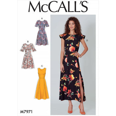 McCall's Pattern M7971 Misses Dresses 7971 Image 1 From Patternsandplains.com