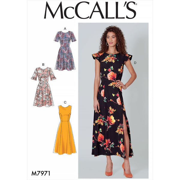 McCall's Pattern M7971 Misses' Dresses 7971 - Patterns and Plains