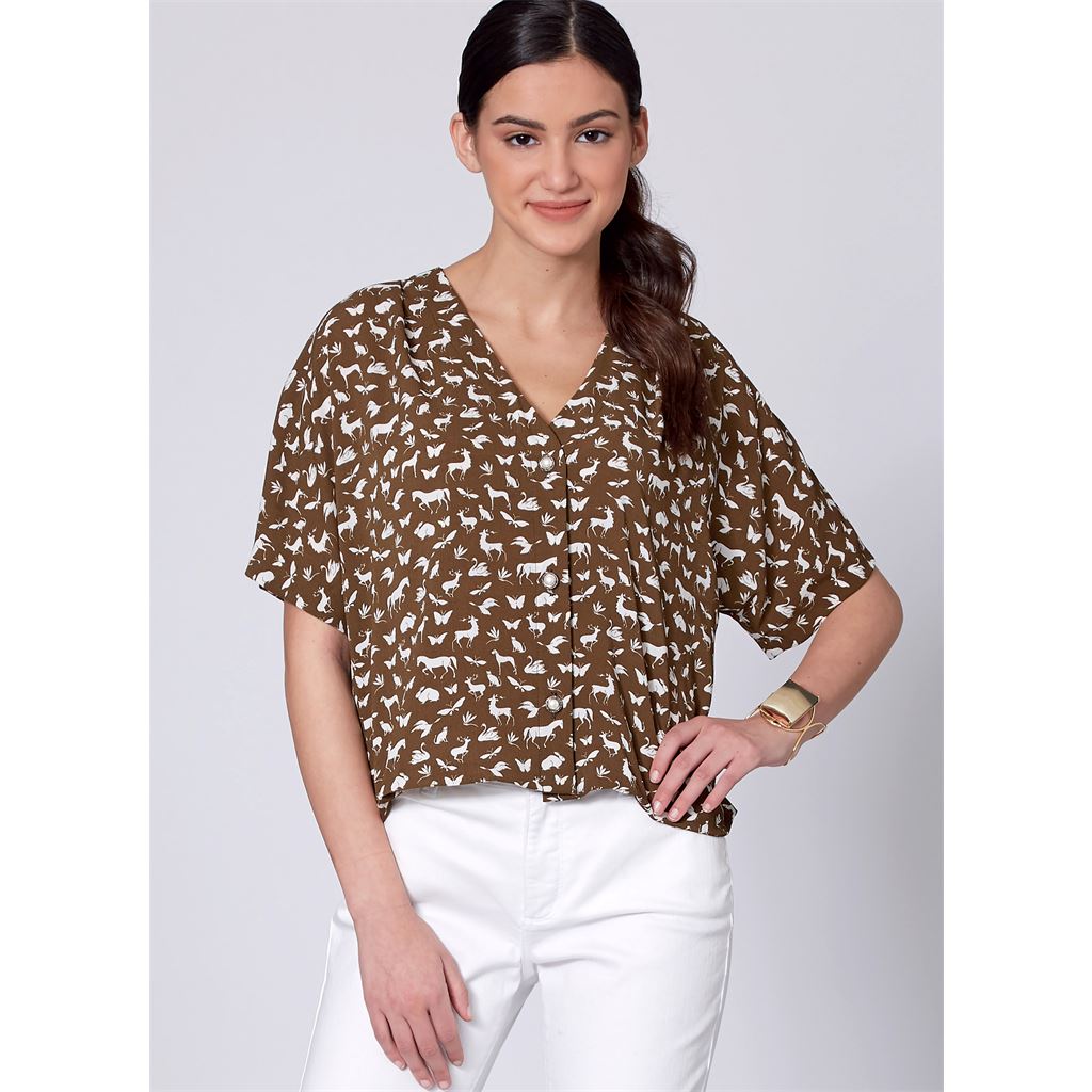 McCall's Pattern M7976 Misses Tops 7976 Image 2 From Patternsandplains.com