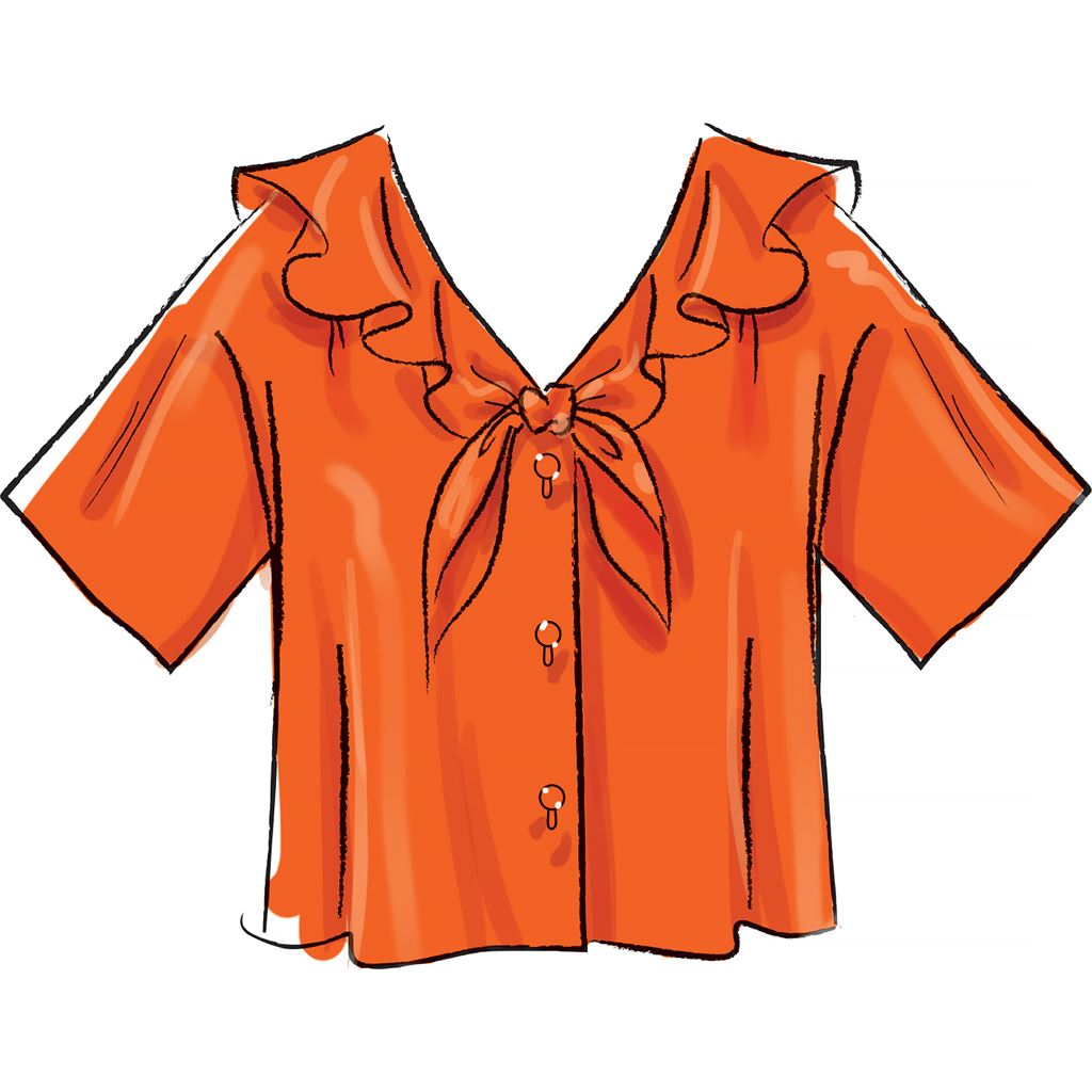 McCall's Pattern M7976 Misses Tops 7976 Image 3 From Patternsandplains.com