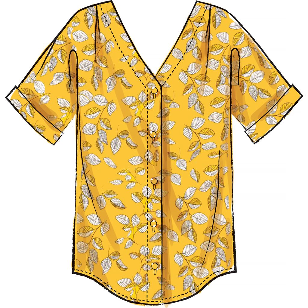 McCall's Pattern M7976 Misses Tops 7976 Image 4 From Patternsandplains.com