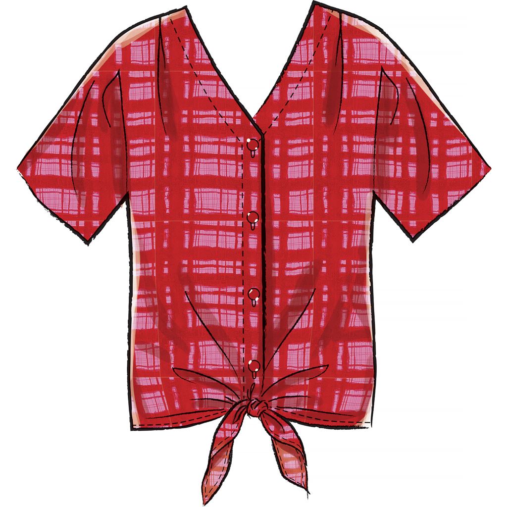 McCall's Pattern M7976 Misses Tops 7976 Image 5 From Patternsandplains.com